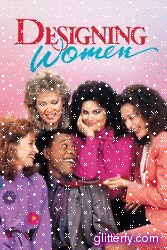 A glittery gif of the cast of Designing Women!