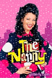 A glittery gif of Fran Fine from The Nanny
