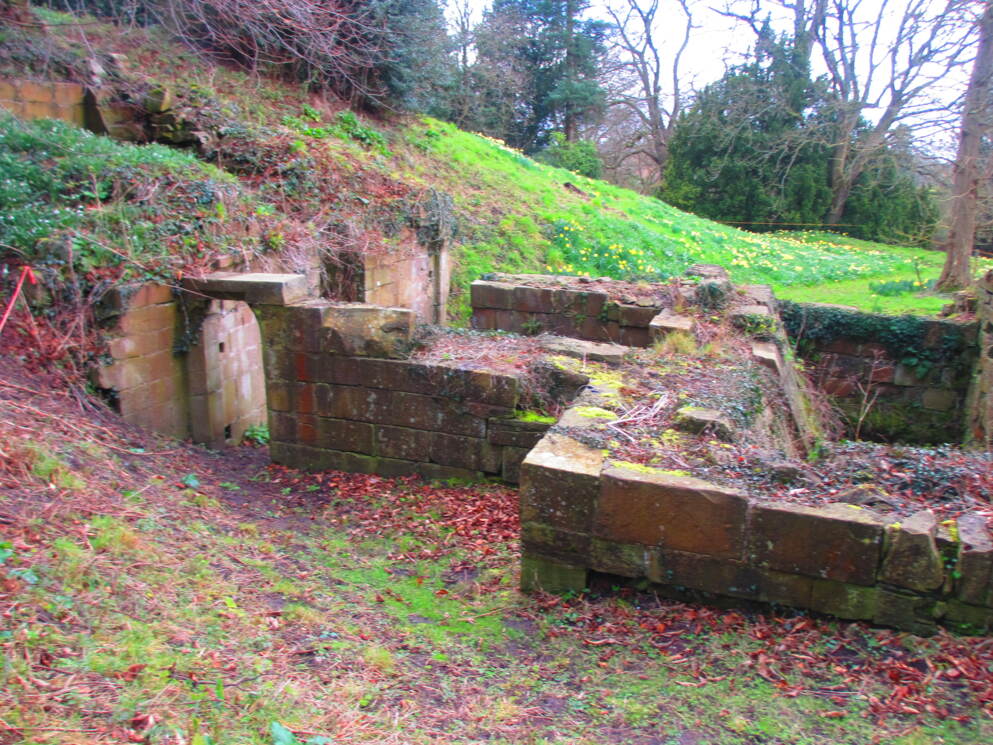 more ruins i don't really know how to describe other than there are doors and maybe it used to be hallways but now it's covered in grass